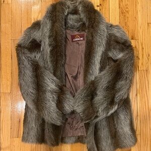 Jordache vintage faux fur coat